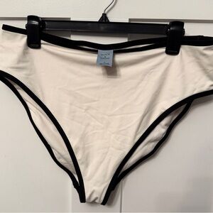 NWOT High-Waisted Shade & Shore Color Block Bikini Bottoms